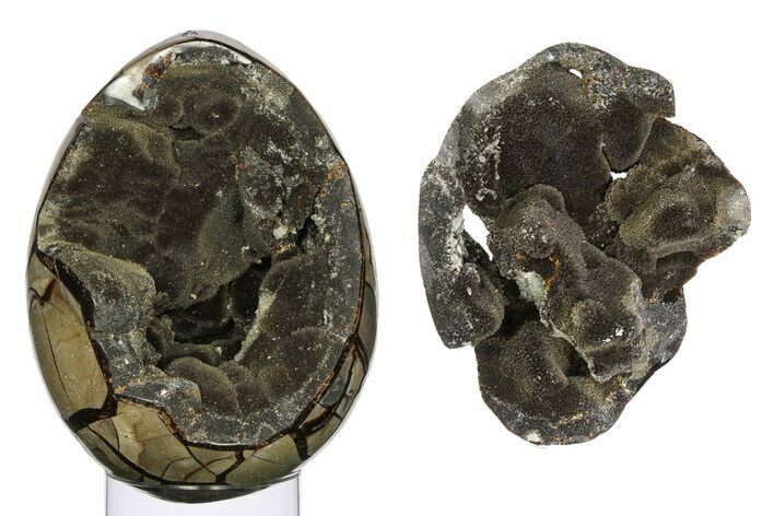 Septarian Dragon Egg Geode - Removable Section #288073